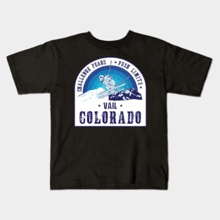 Ski Vail Colorado Kids T-Shirt